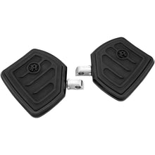 Performance Machine Passenger Floorboards - Contoured - Black 0036-1016-B_452951