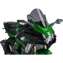 Puig Windscreen Racing Dark Smoke Fits Kawasaki 9704F_461554