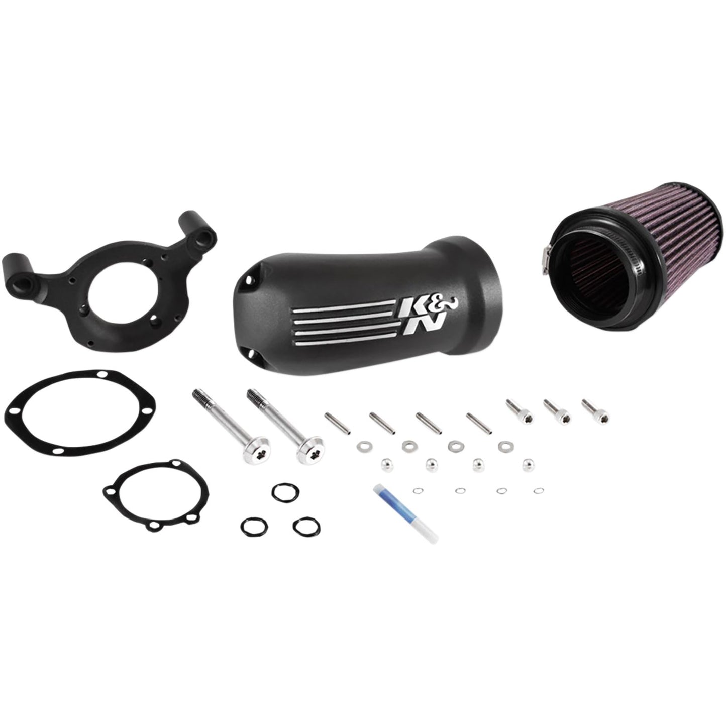 K&N Filters Intake Kit Softail/Dyna Black [MPN: 57-1137]_402687