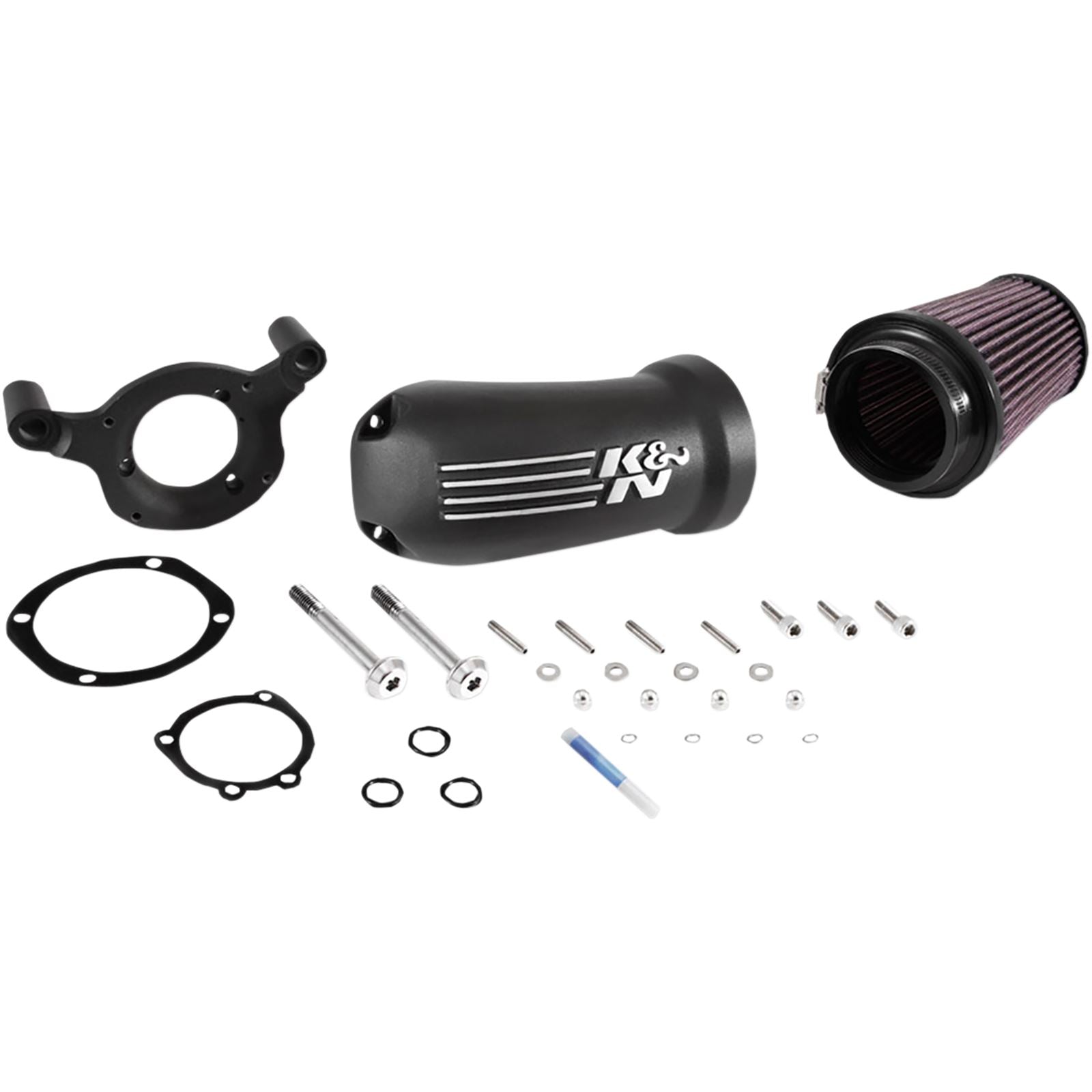 K&N Filters Intake Kit Softail/Dyna Black [MPN: 57-1137]_402687