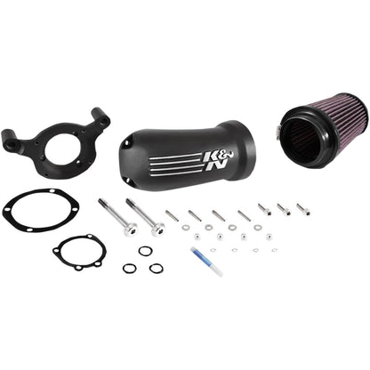 K&N Filters Intake Kit Softail/Dyna Black [MPN: 57-1137]_402687
