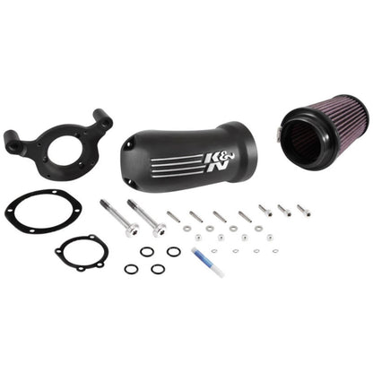 K&N Filters Intake Kit Softail/Dyna Black [MPN: 57-1137]_1754272