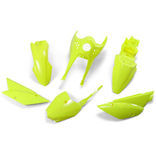 UFO Plastics Body Kit - Fluorescent Yellow - KLX110 [MPN: KA37003-DFLU]_1042620