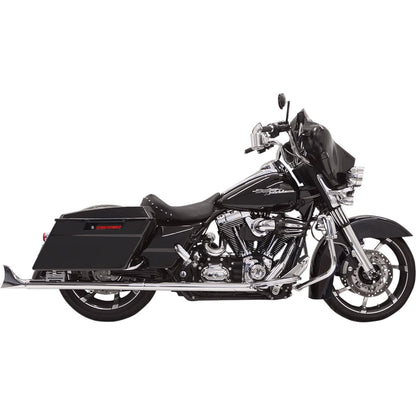 Bassani Manufacturing Fishtail Mufflers - Chrome - w/ Baffle - 33" - 95-'16 Touring [MPN: 1F27E33]_350013