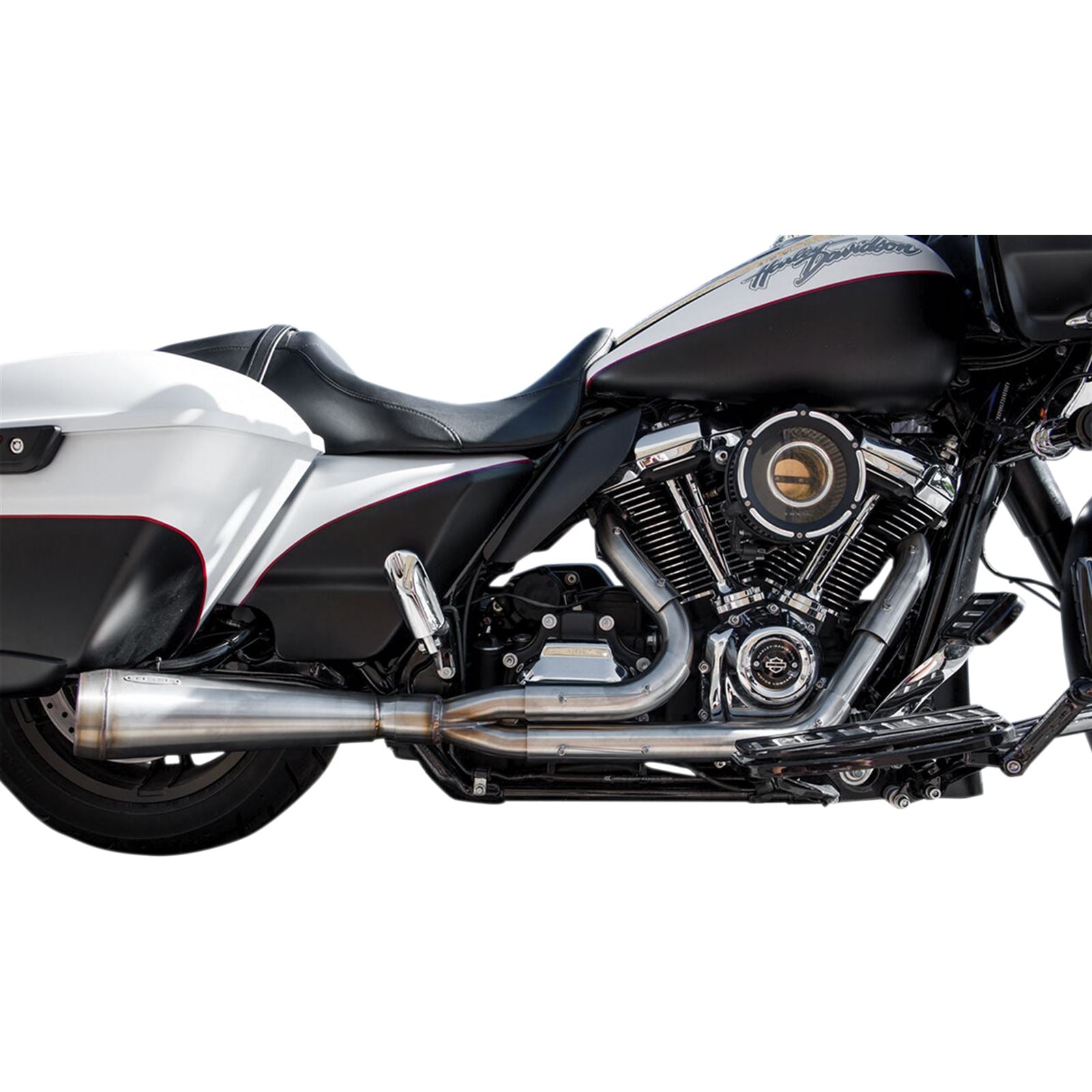 Trask Performance Assault 2:1 Exhaust - Full Stainless - Kickout - '17-'20 Touring [MPN: TM-5011]_485477