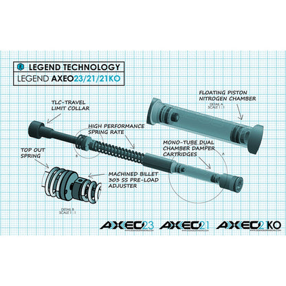 Legend Suspensions AXEO21KO Front Suspension 49mm fits Harley-Davidson CVO Road Glide [MPN: 0414-0544]_418105