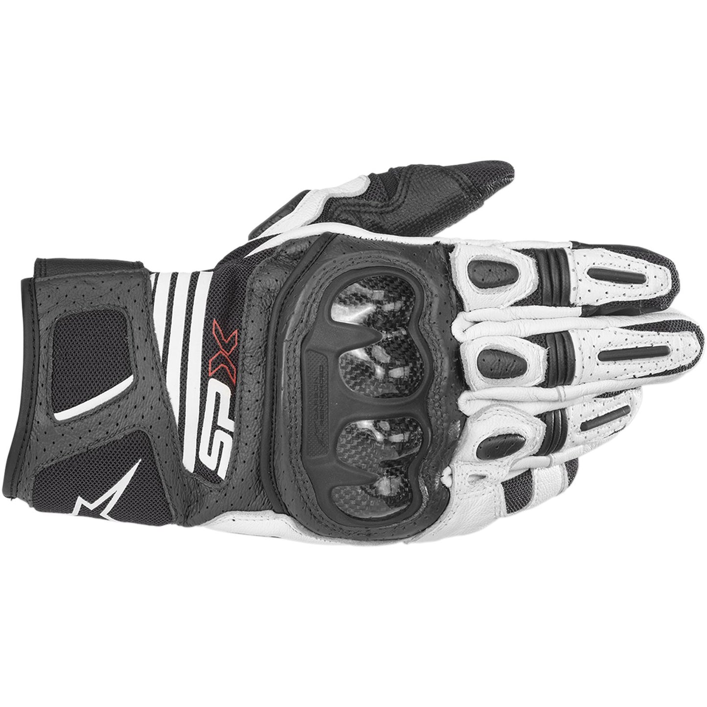Alpinestars SPX AC V2 Gloves - Black/White - Large [MPN: 3567319-12-L]_332828
