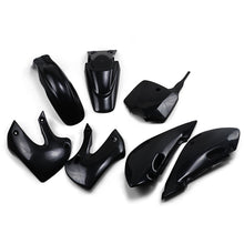 UFO Plastics Body Kit - Black - KLX110 - '01-'09 [MPN: KA37002001]_1042658