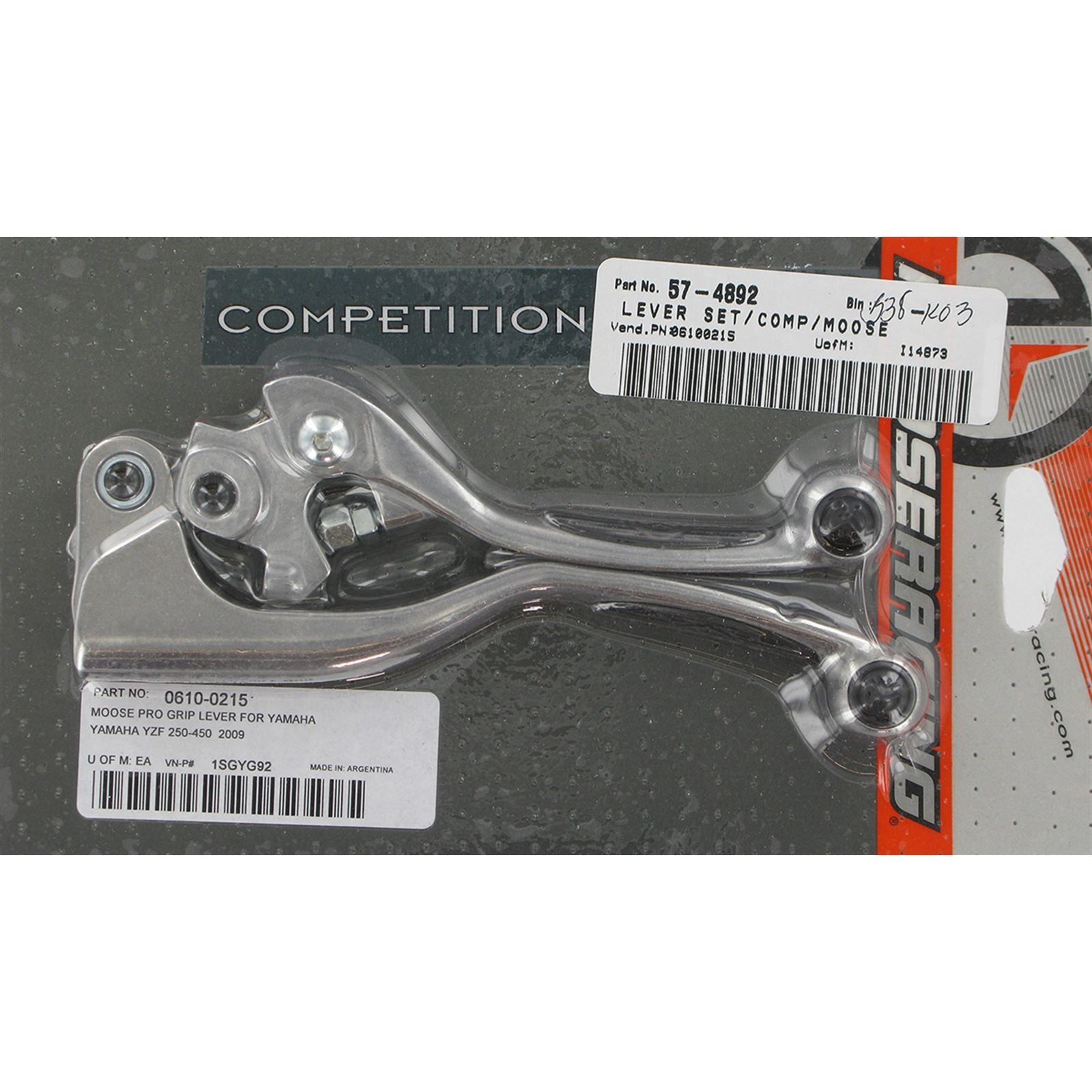 Moose Offroad Black Competition Lever Set for YZ 0610-0215_431691