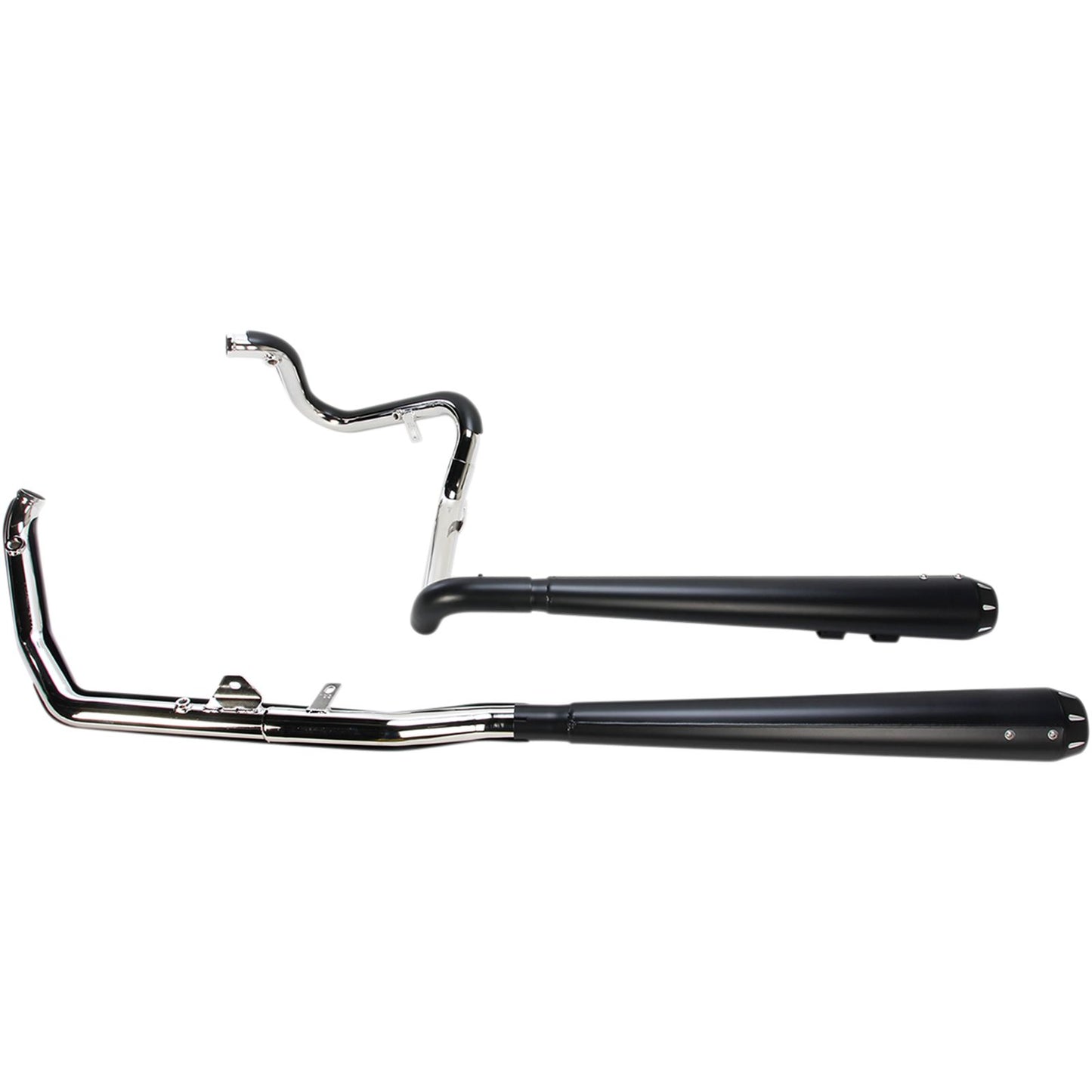 Bassani Manufacturing Down Under Exhaust - Black - Megaphone [MPN: 1F66RB]_349844