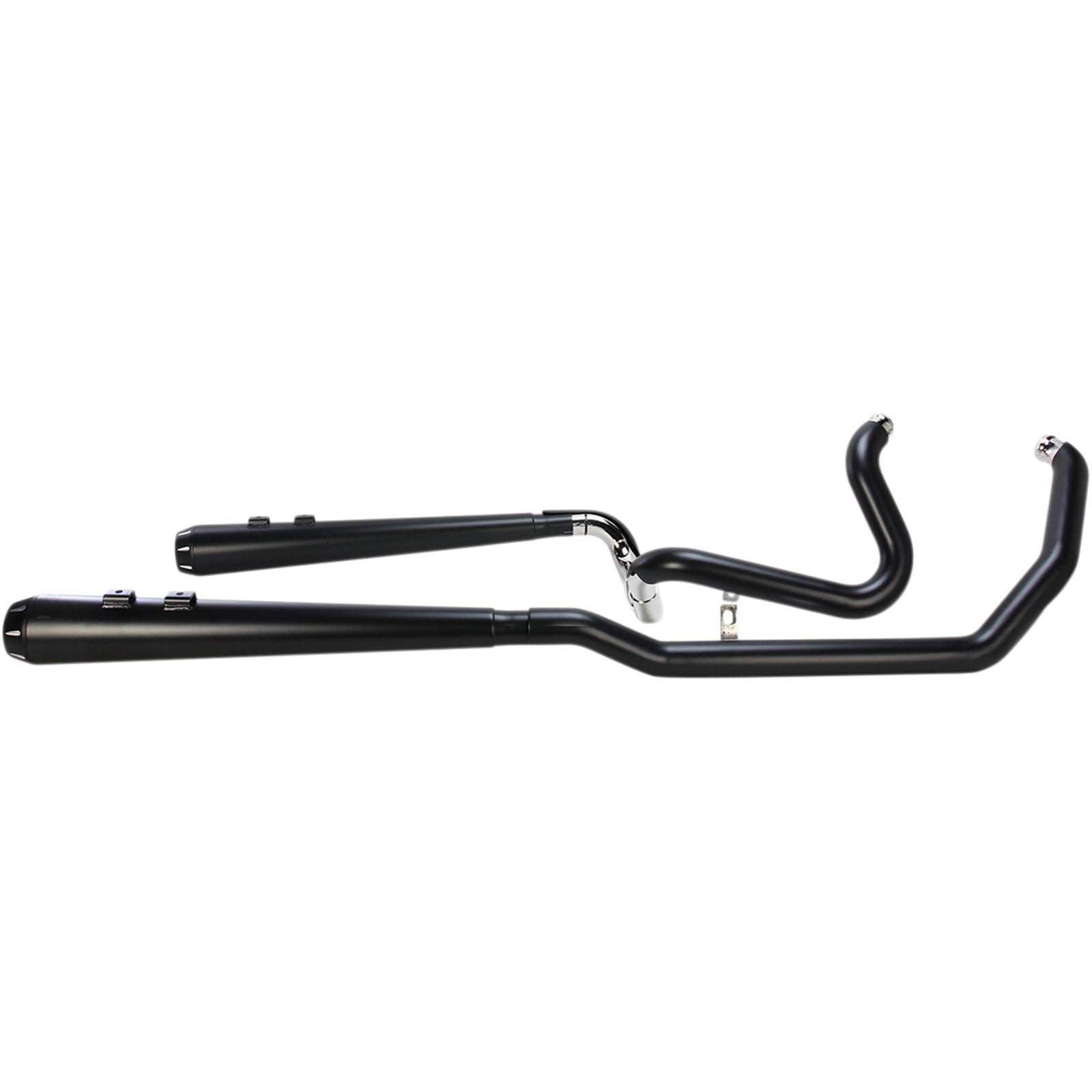 Bassani Manufacturing Down Under Exhaust - Black - Megaphone [MPN: 1F66RB]_349847