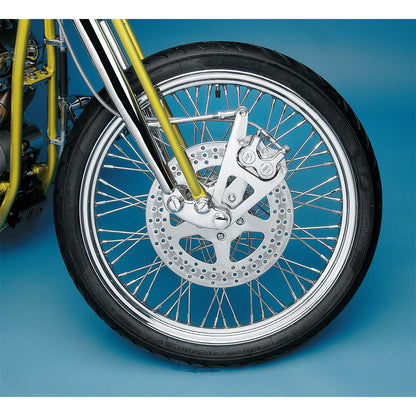 Performance Machine Single Disc Caliper - Front - Polished - Springer '88-99 1217-0017P_453338