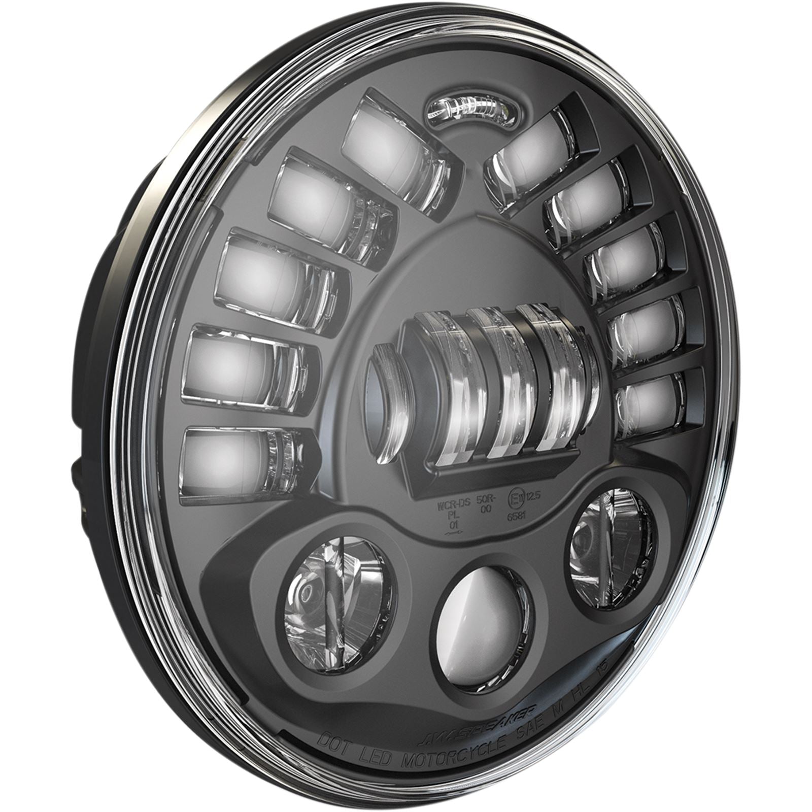 Custom Dynamics Adaptive Headlight with Mount - Black PB-7PA-B_1042645
