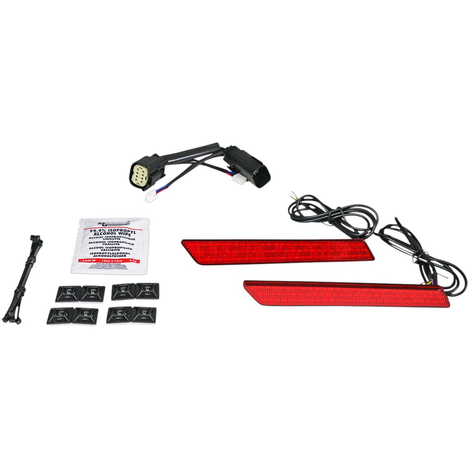 Custom Dynamics Saddlebag Latch Lights - SS8 - Red CD-LATCH-SS8-R_1042624