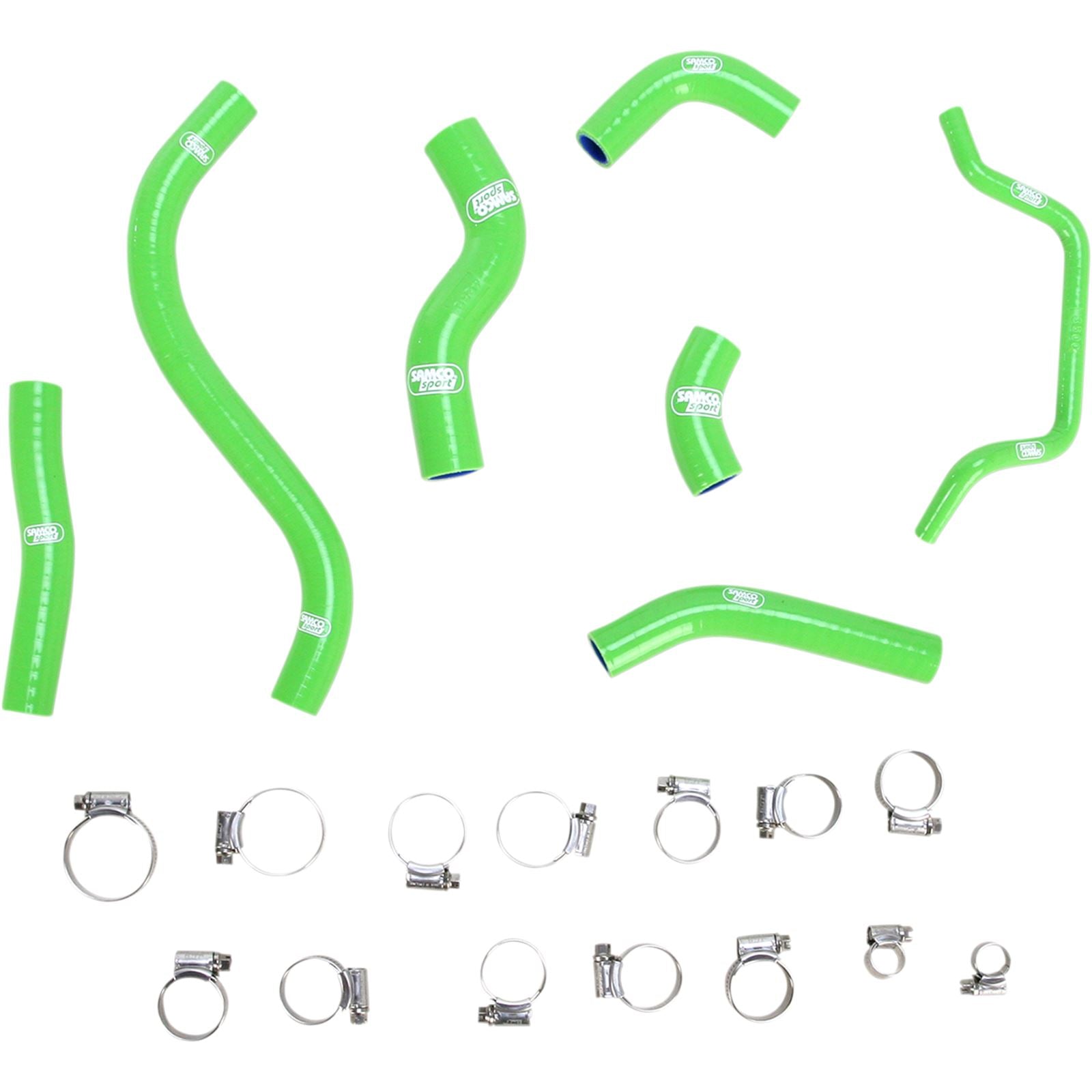 Moose Offroad Radiator Hose Kit - Green for Kawasaki 1902-0795_437615