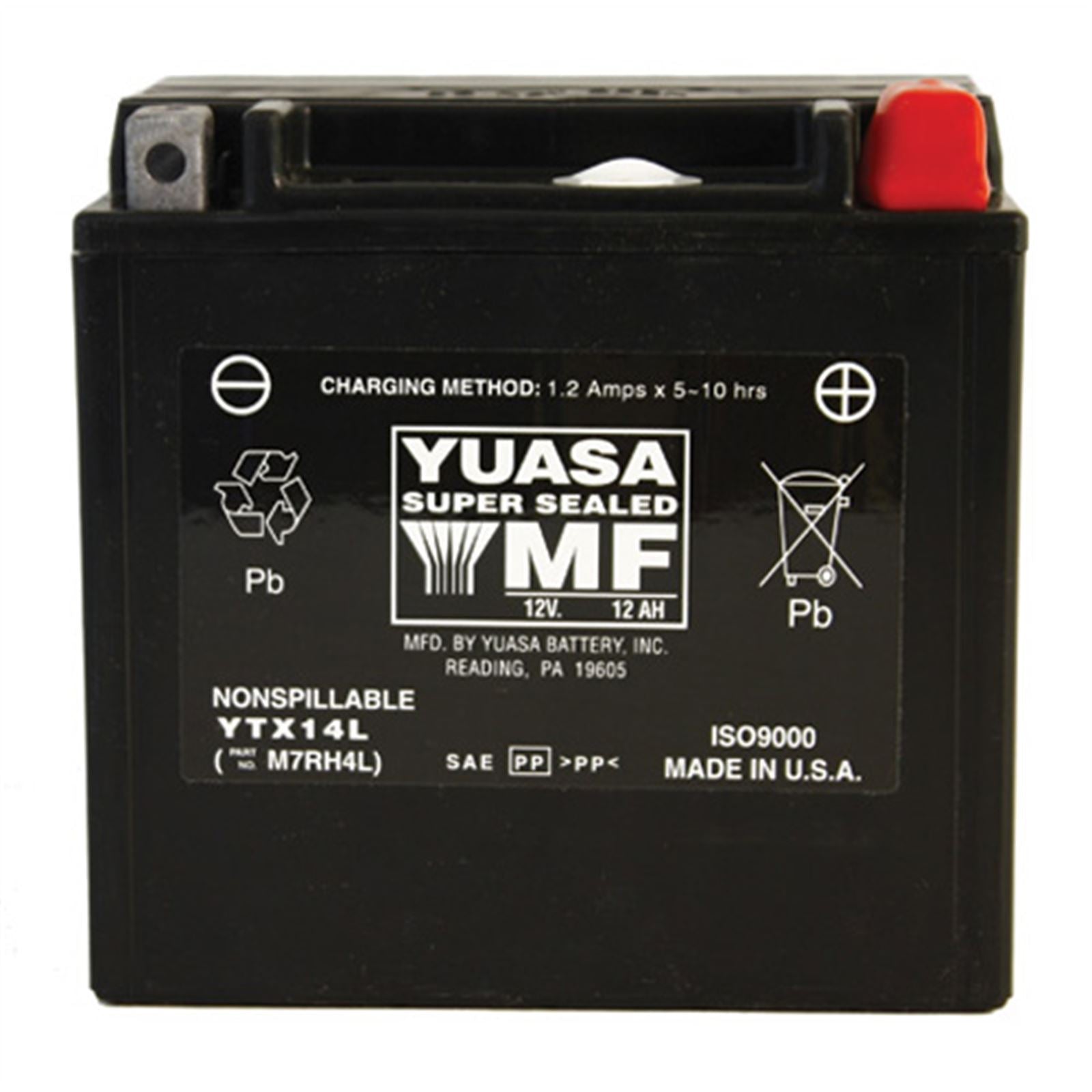 Yuasa AGM Battery - 12V - YTX14L YUAM7RH4L_600543