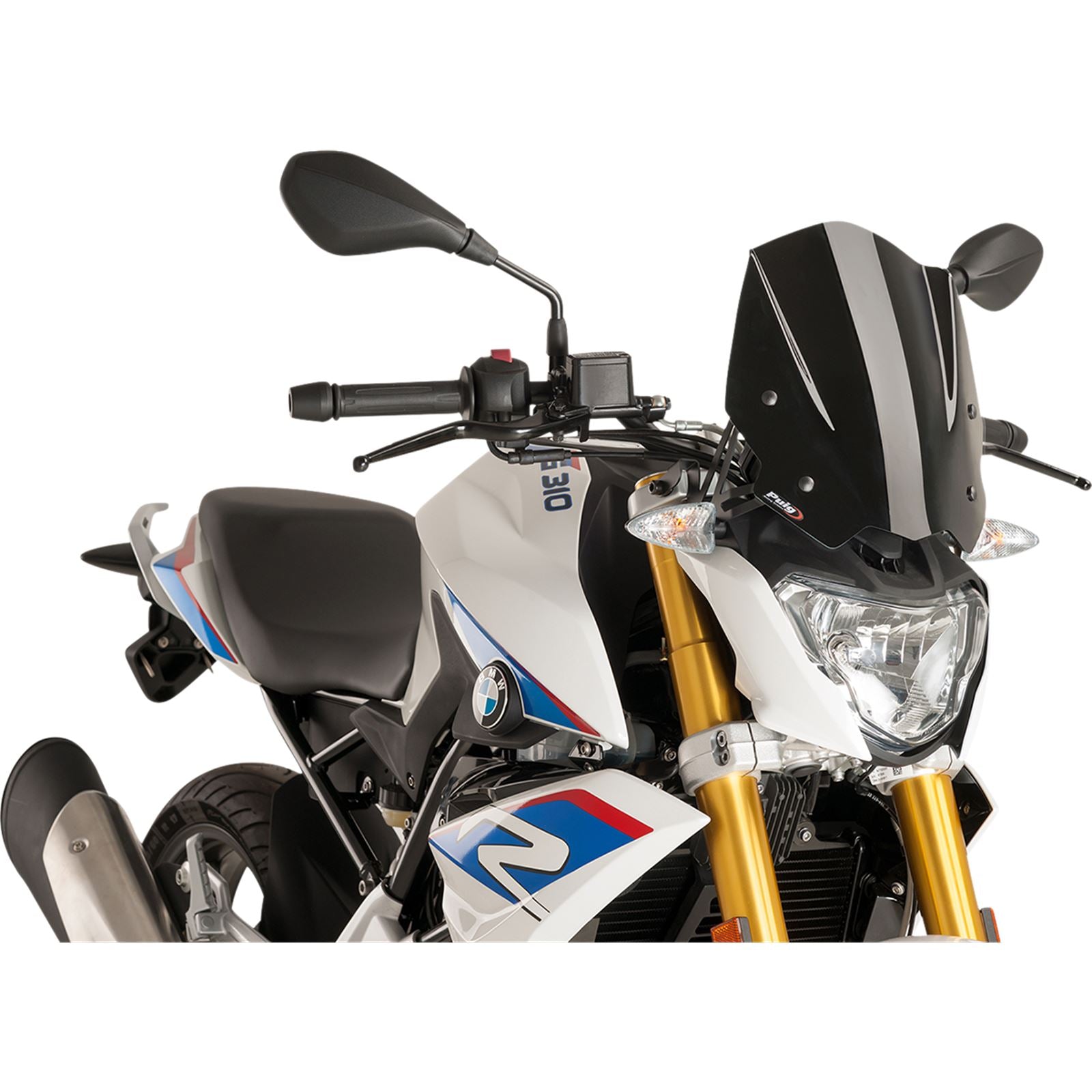 Puig New Generation Windscreen - Black 8920N_461446