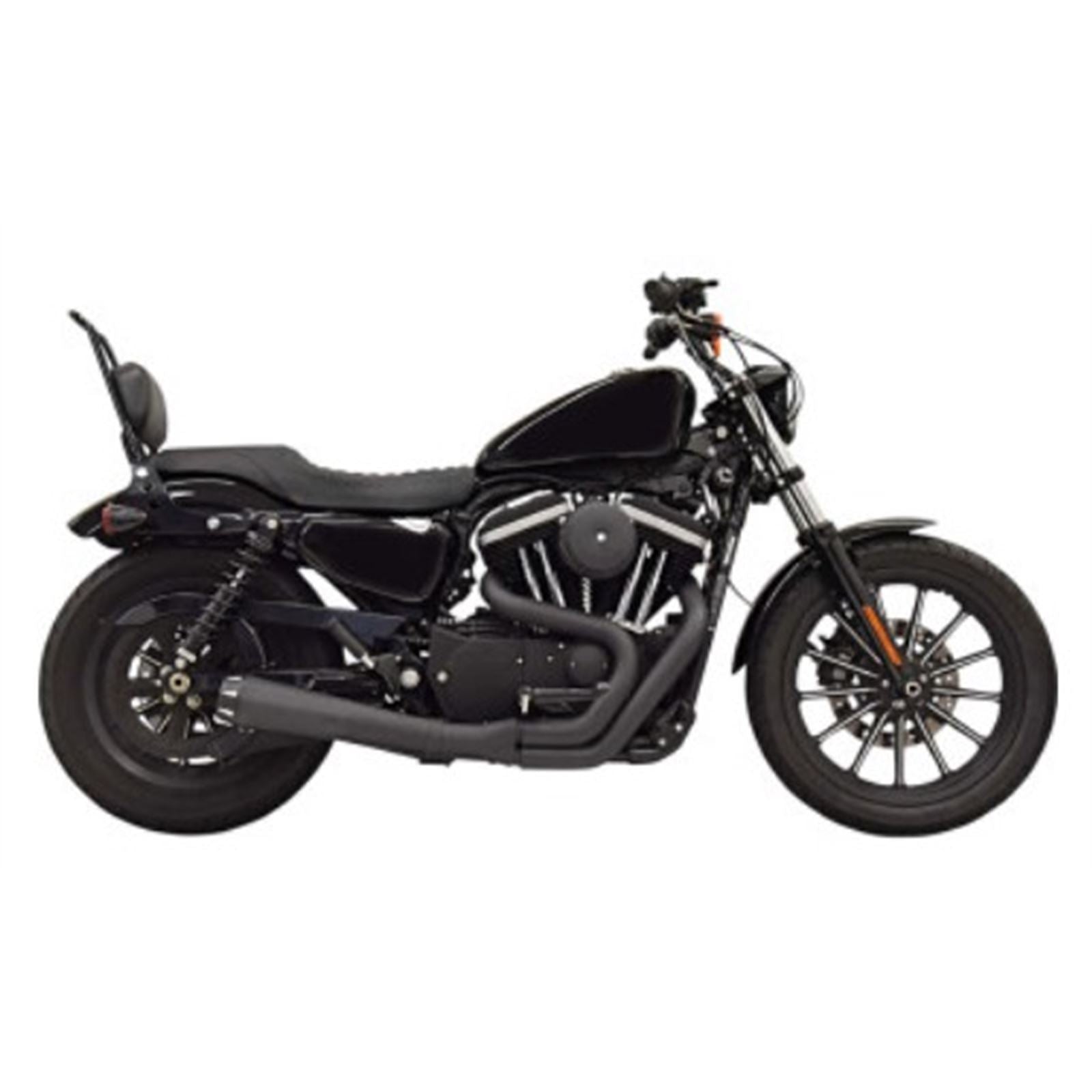 Bassani Manufacturing Road Rage Exhaust - Black - '04-'20 XL [MPN: 1X52RB]_678631