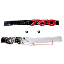 2FastMoto Frame Side Cover Emblem "Water Cooled 750" for GT750 J 1972 17-92750_670722