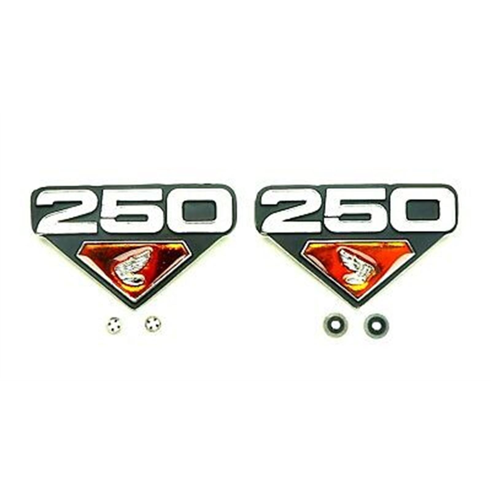 2FastMoto Air Cleaner Side Cover Emblems for Honda CB250, CL250 72-73 Pair 17-90250_671879