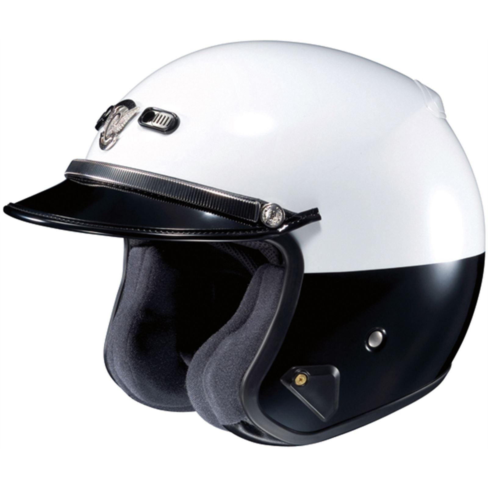 RJ Platinum-R LE Lo-Rise Helmet - Black/White - L_526402