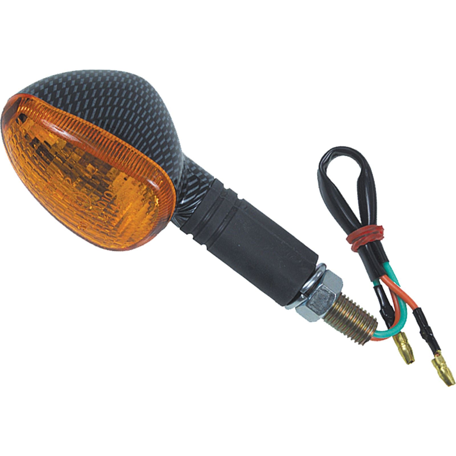 Fire Power Oval Marker Light Front Carbon 01100072_293701