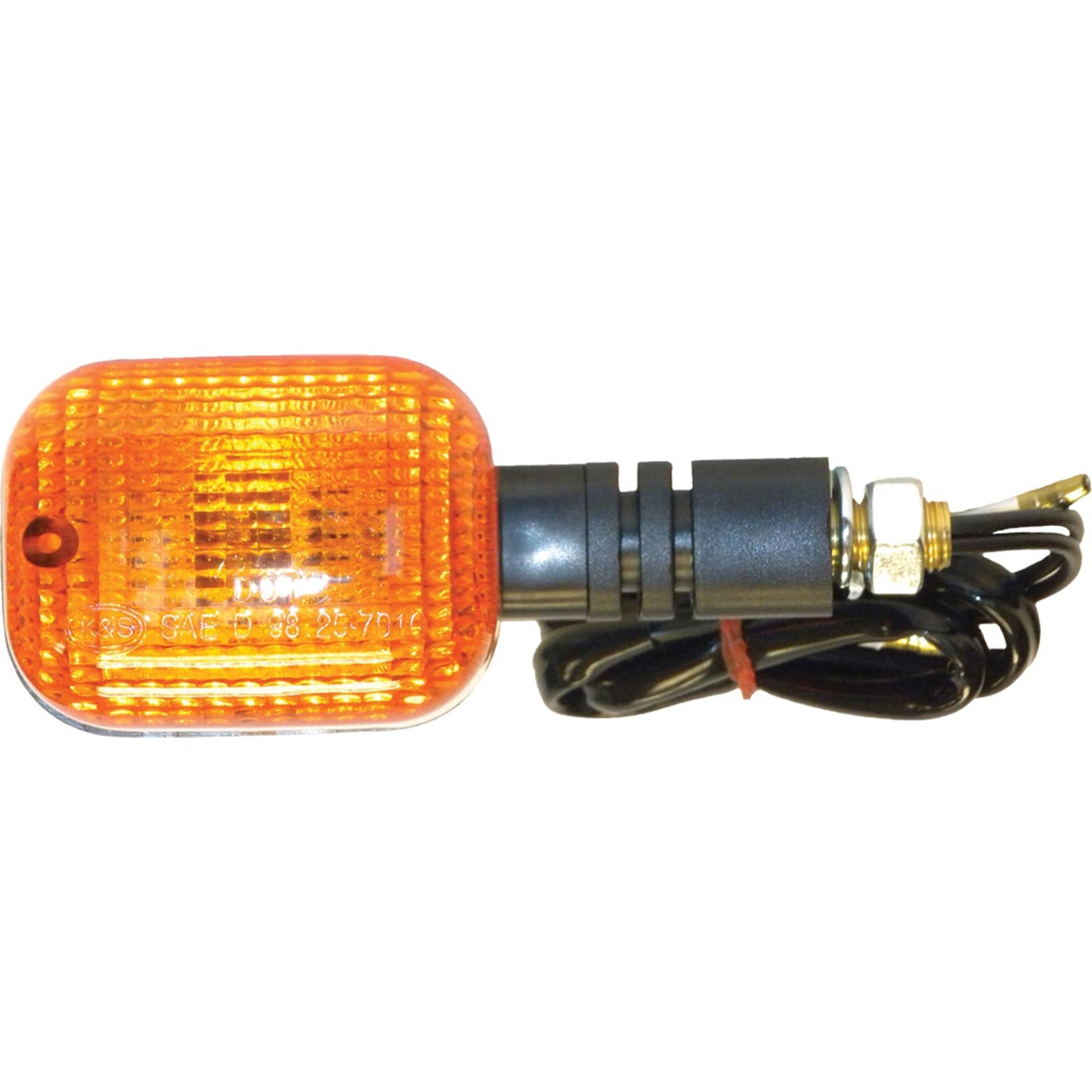 K&S Universal Signal Lights Black with Amber Lens 25-7000_293868