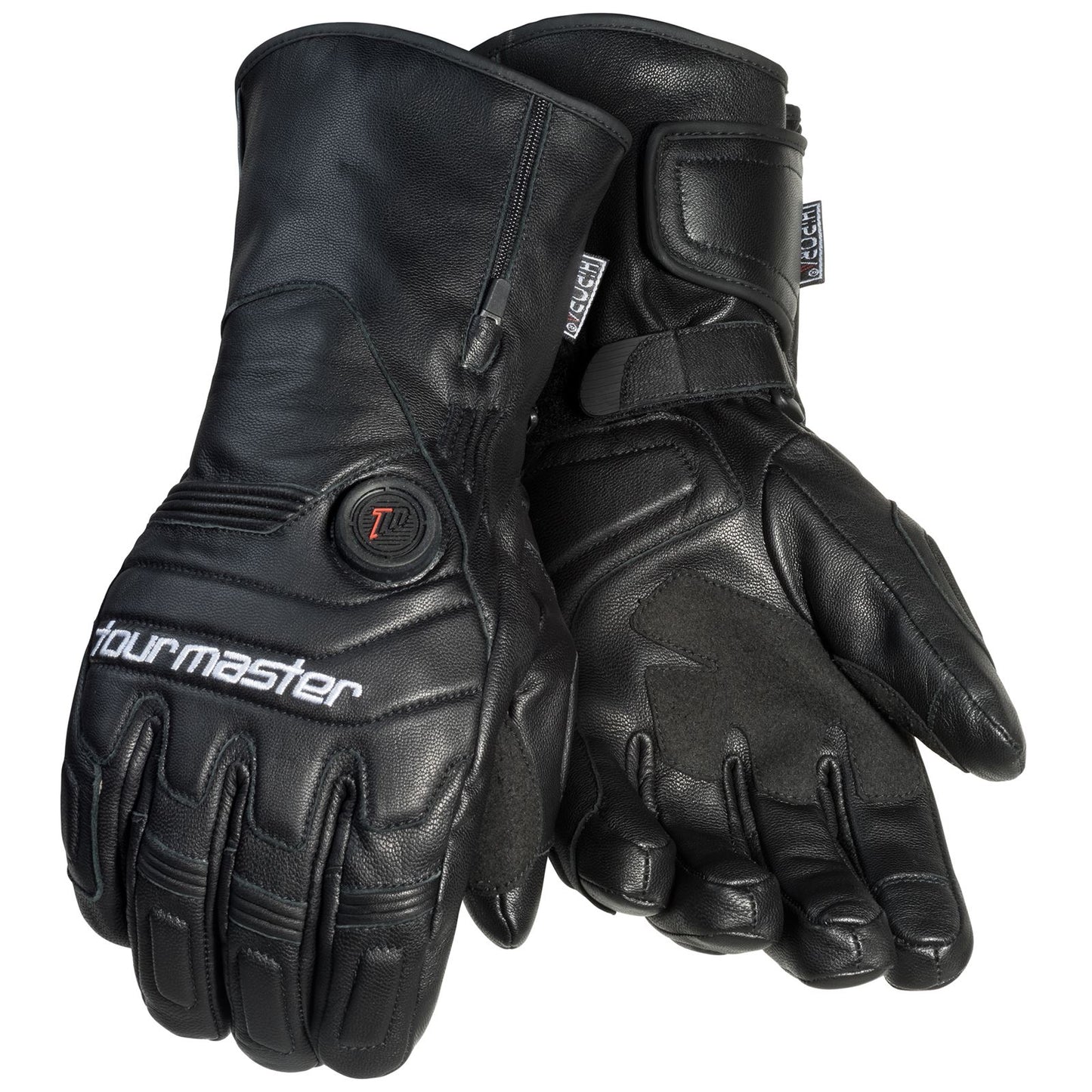Tourmaster Synergy 7.4V Leather Gloves - Black - Small [MPN: 8766-7405-04]_536401
