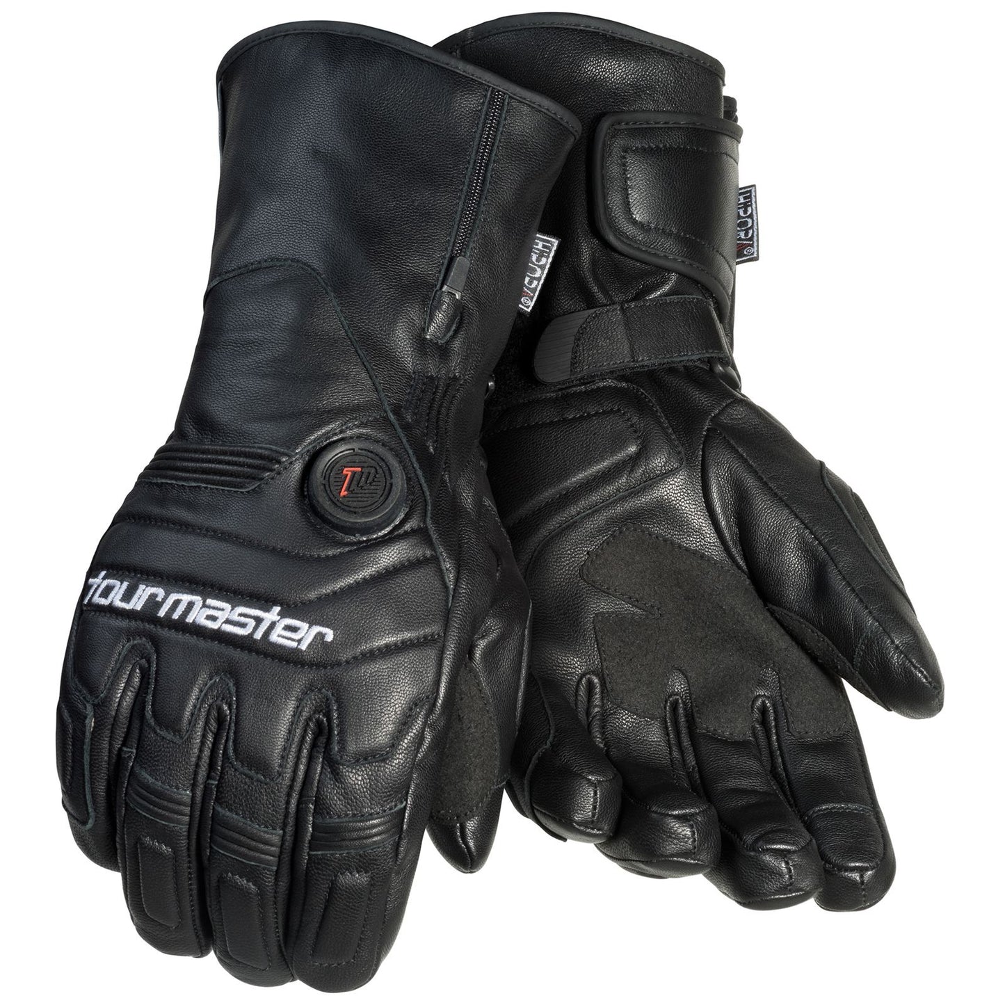 Tourmaster Synergy 7.4V Leather Gloves - Black_1980896