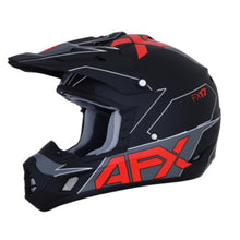AFX FX-17 Aced Helmet - Matte Black/Red - Large OPEN BOX [MPN: 0110-6486]_1844123