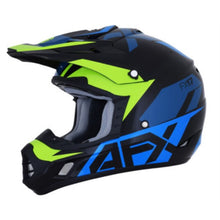 AFX FX-17 Aced Helmet - Blue/Lime_677204