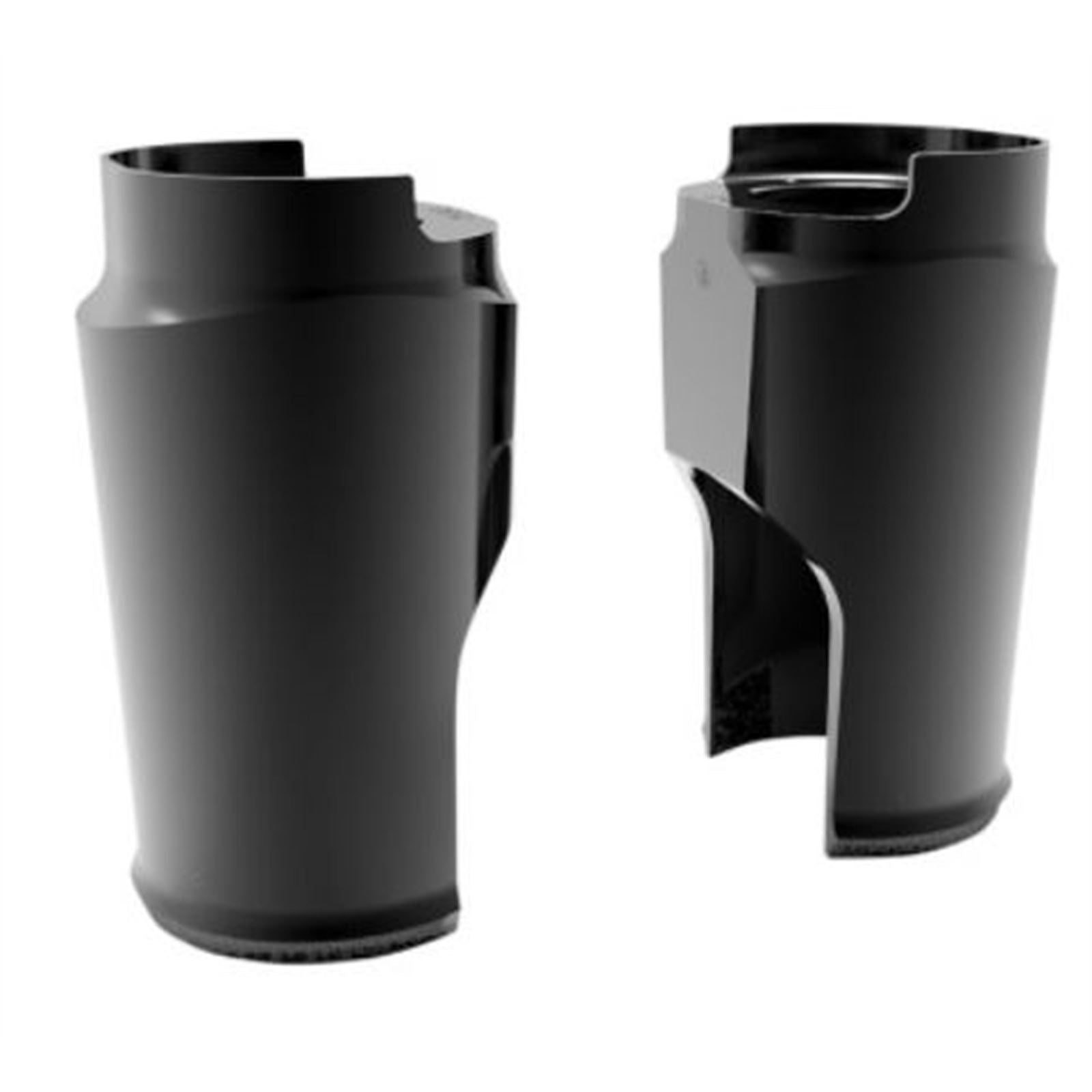 Arlen Ness Fat Tire Fork Boot Cover - Black Anodized 20-042_840244