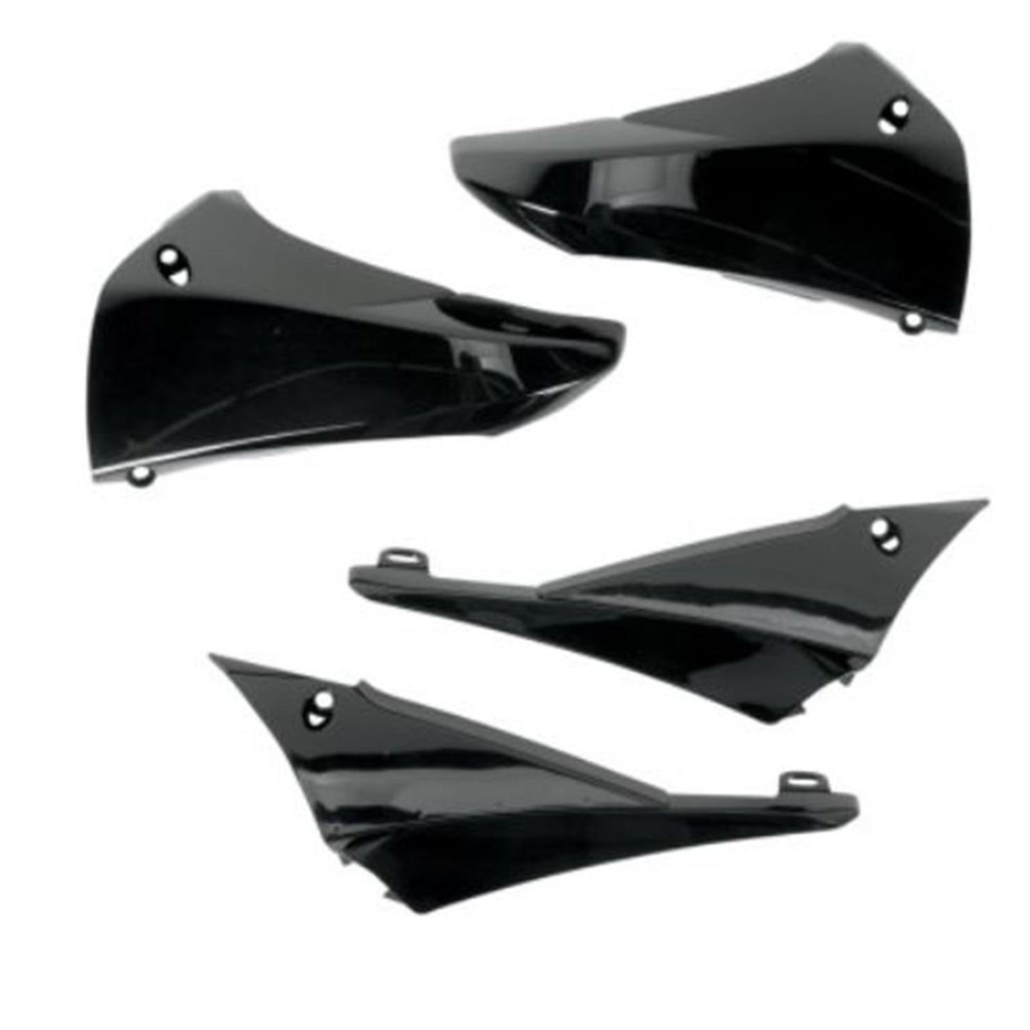 UFO Plastics Radiator Shrouds - Upper - YZF 450 - Black [MPN: YA04823-001]_869118