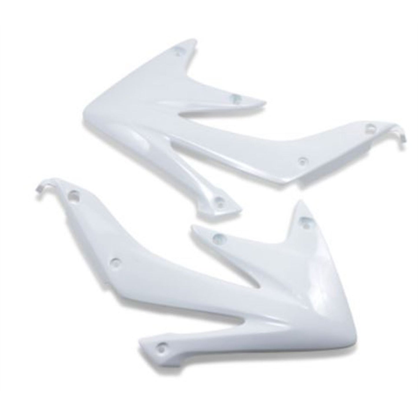 UFO Plastics Radiator Covers for Honda CRF 450 X 08-13 - White [MPN: HO04634041]_867243