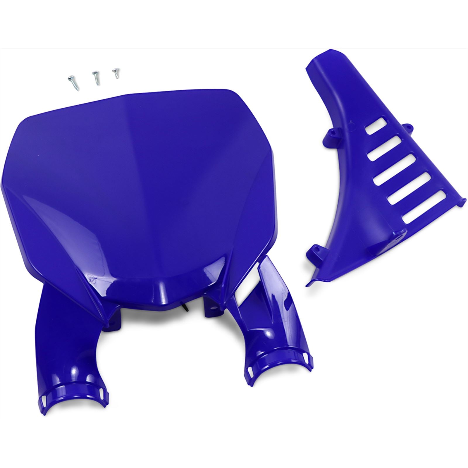 UFO Plastics Stadium Plate Number - Blue - For Yamaha [MPN: YA04873-089]_1042860