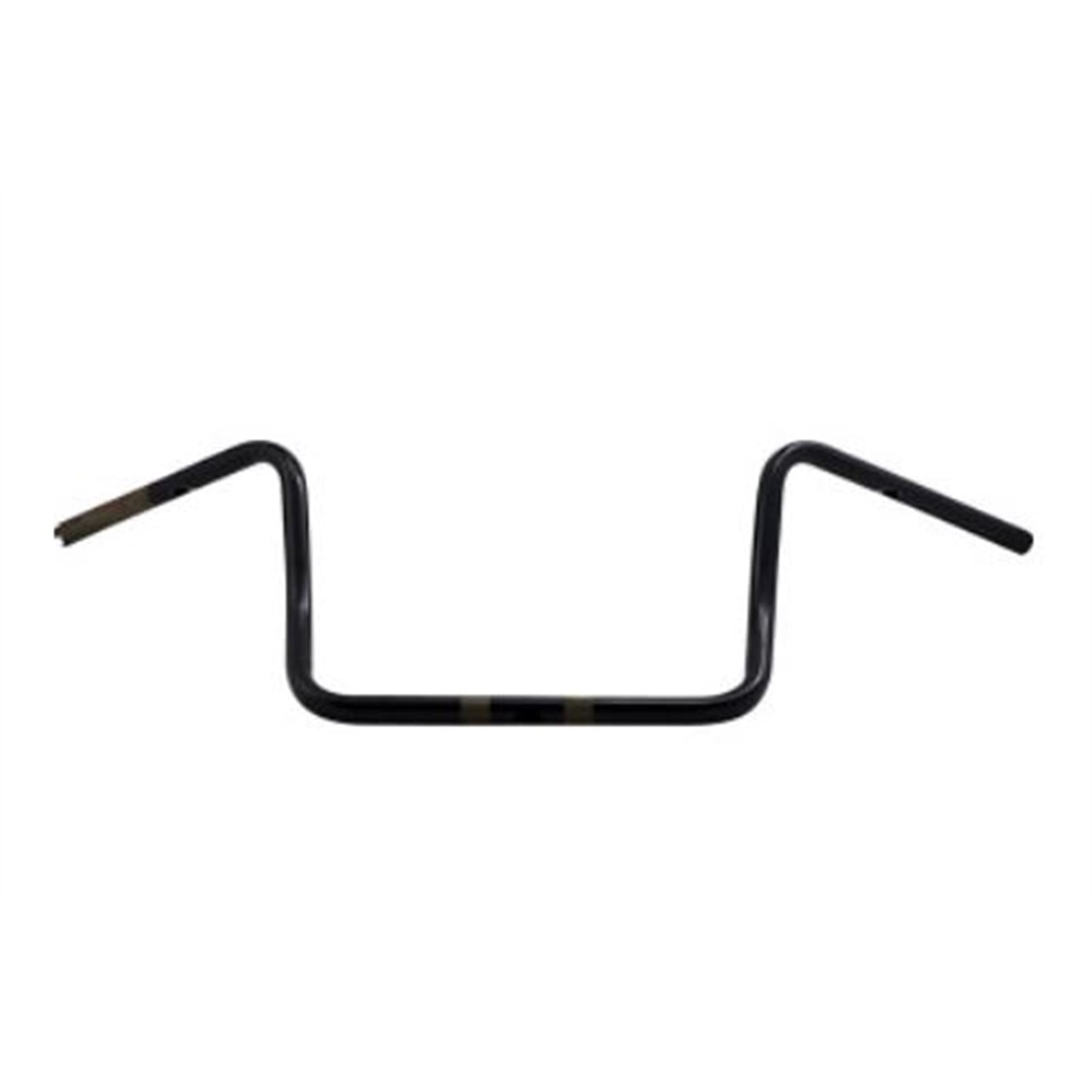 Drag Specialties Gloss Black 12" Ape Hanger Handlebar 0601-5042_718379