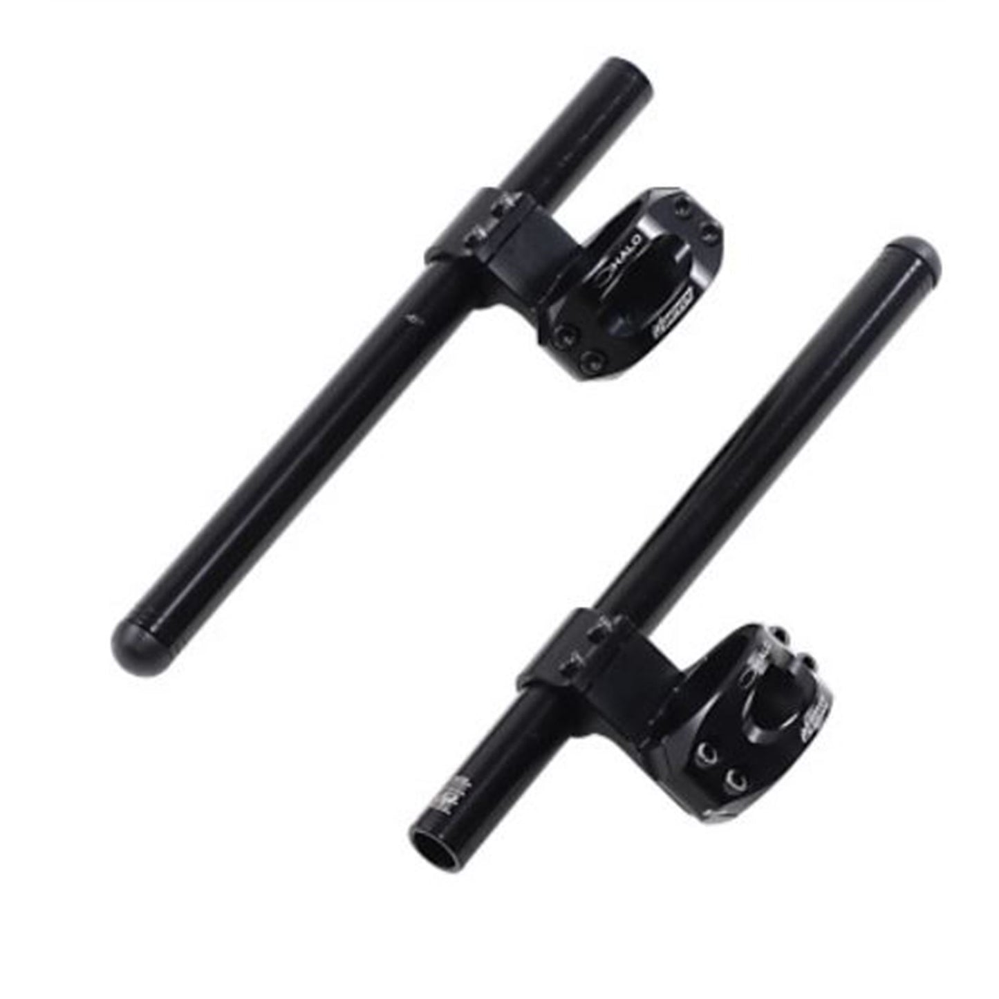 Driven Black 47 mm Halo Riser Clip-On Handlebars DHCLOR-47BK_838600