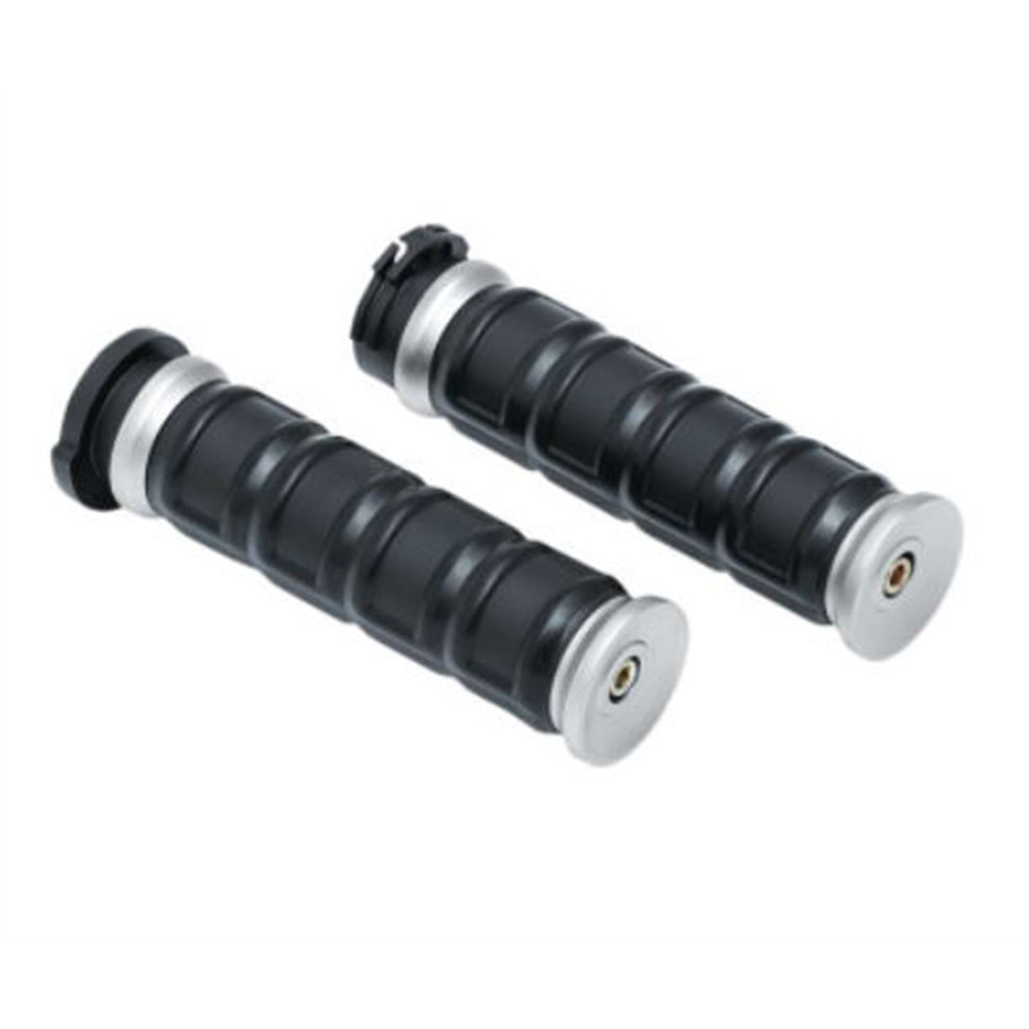 Kuryakyn Silver Dillinger Grips for Dual Cable 6672_683527