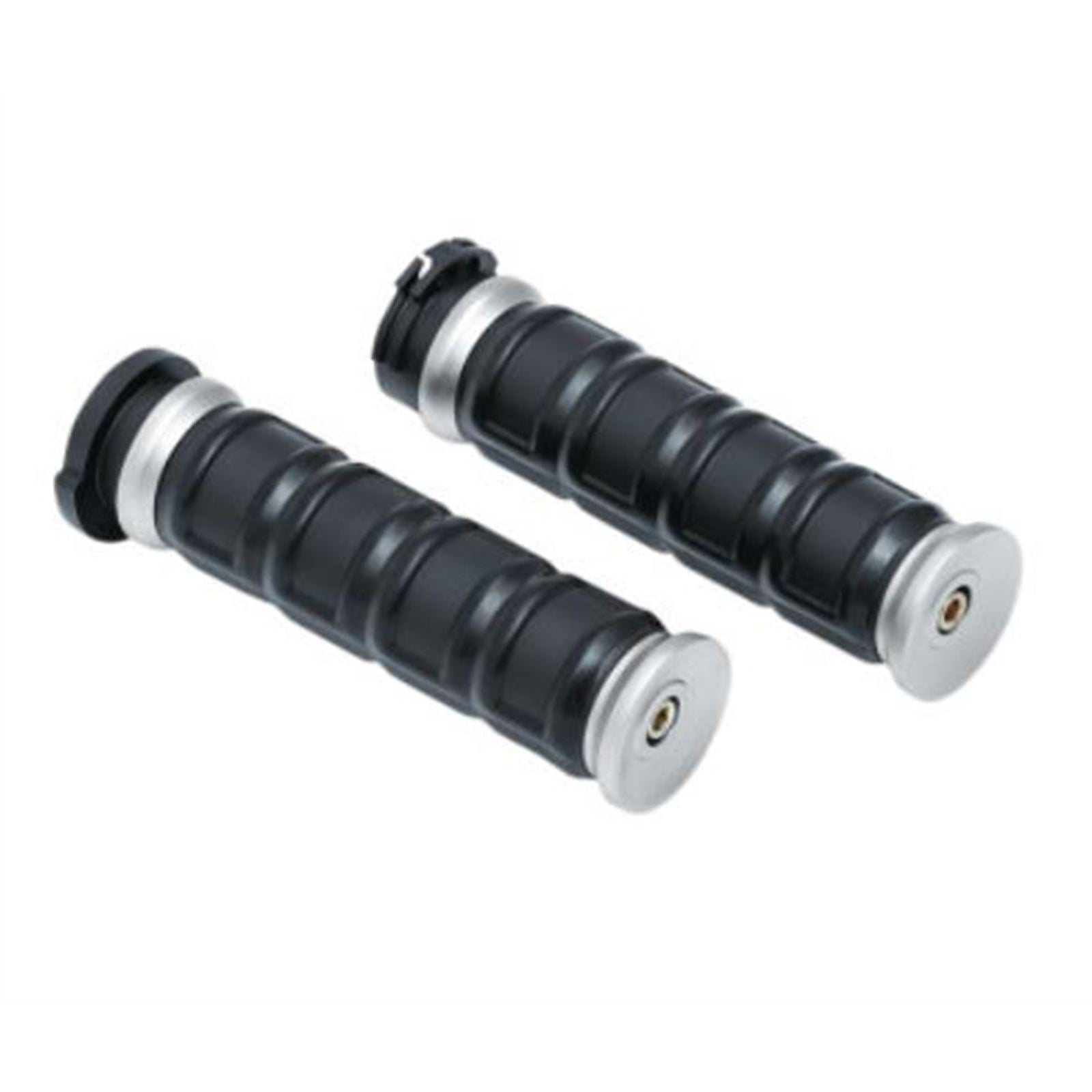 Kuryakyn Silver Dillinger Grips for Dual Cable 6672_683527