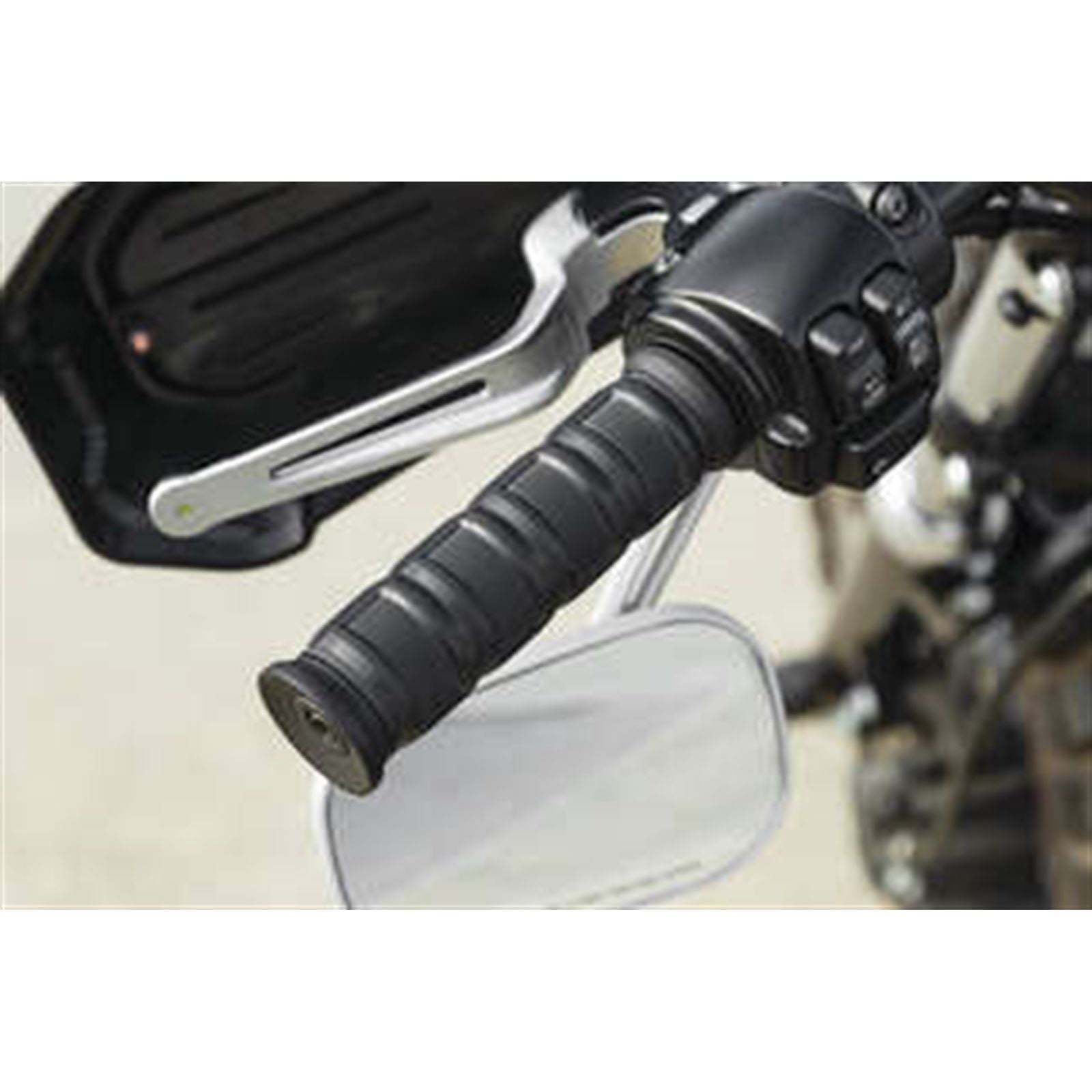 Kuryakyn Black Dillinger Grips for Dual Cable 6673_984504