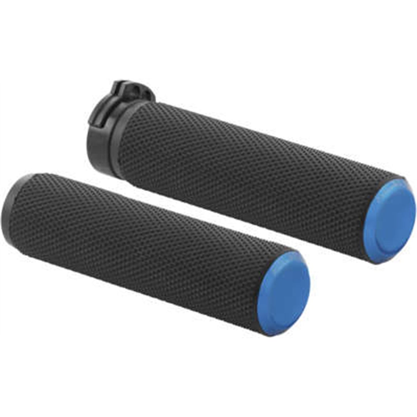 Arlen Ness Blue Knurled Grips for Cable 07-335_981005