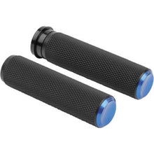 Arlen Ness Blue Knurled Grips for Throttle by Wire 07-345_983776