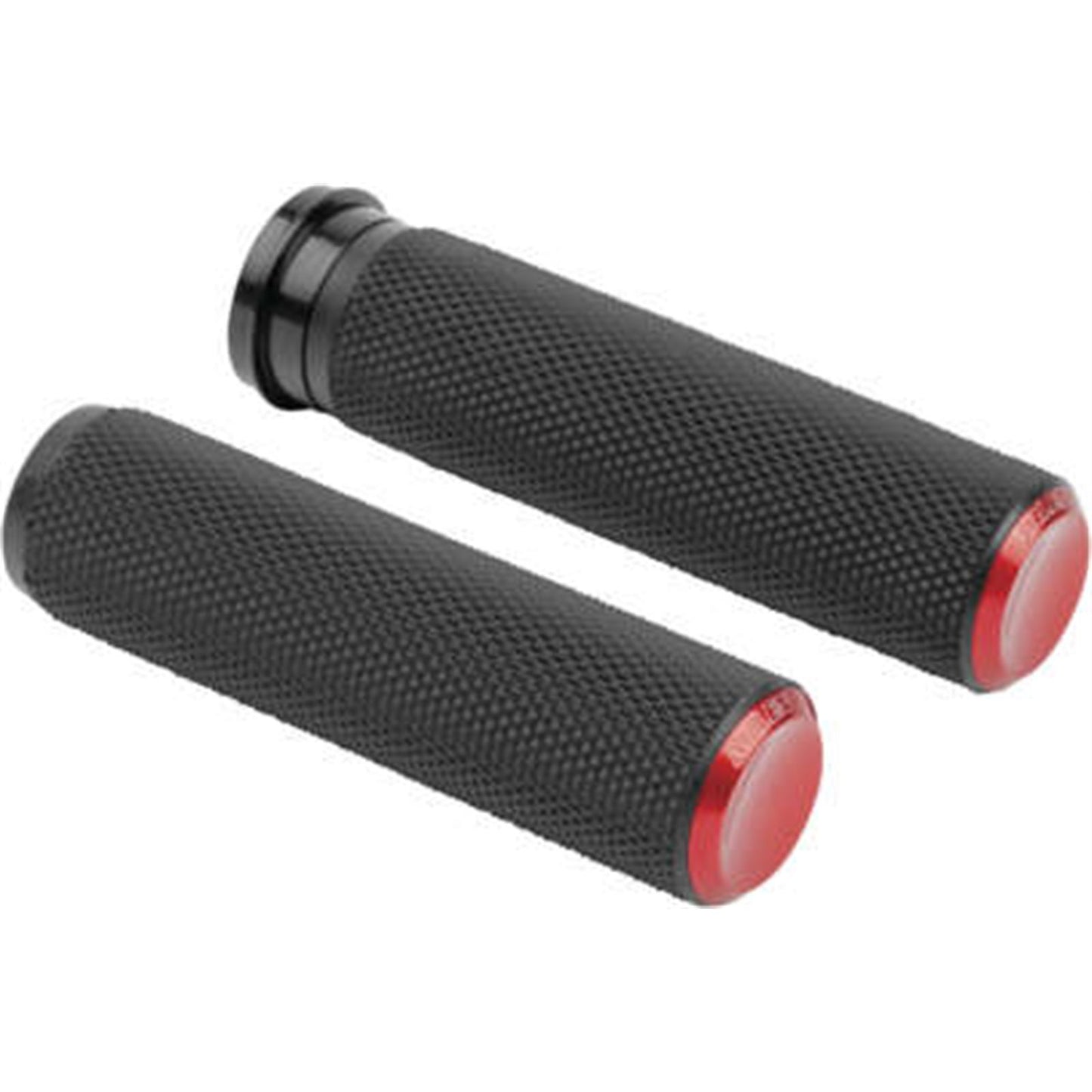 Arlen Ness Red Knurled Grips for Throttle by Wire 07-346_994176