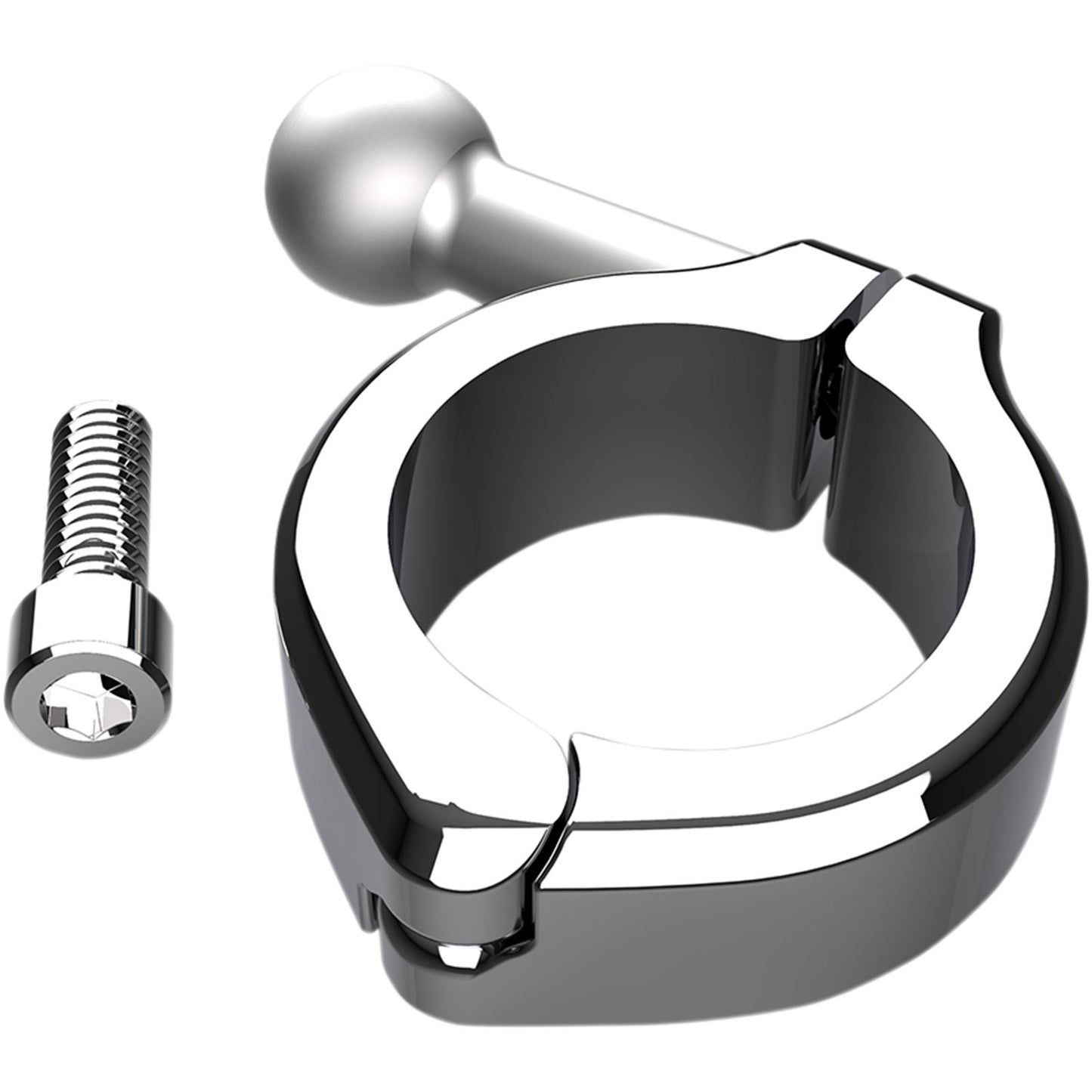 Ciro Chrome Aluminum Clamp Mount for 1-1/4" Handlebars [MPN: 50130]_1043081