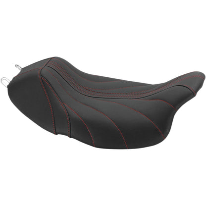 Mustang Motorcycle Products Revere Solo Seat - Gravity - Red Stitched 75059AB_1043200