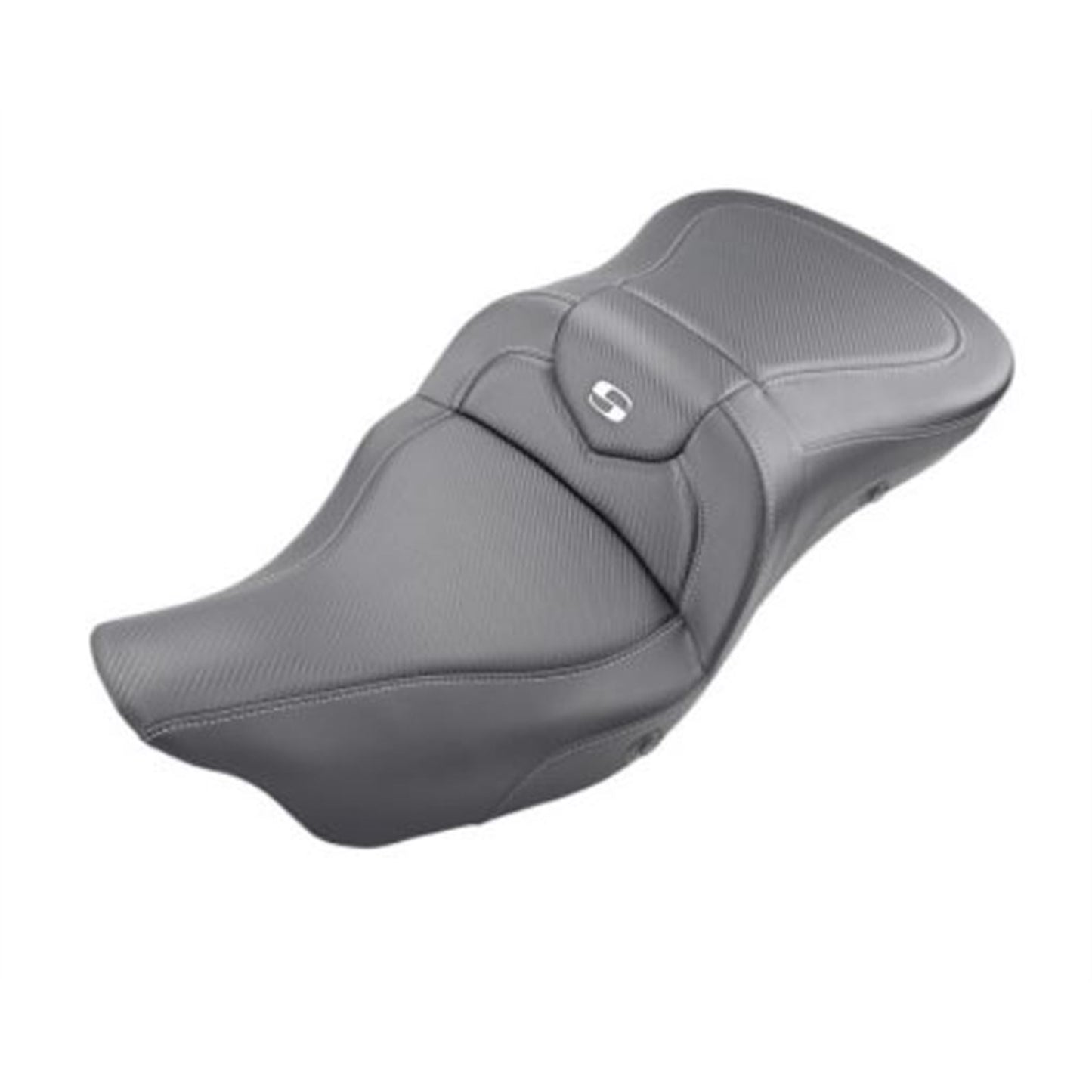 Saddlemen Extended Reach Road Sofa Seat - Carbon Fiber - Heated 808-07B-186HCT_794287