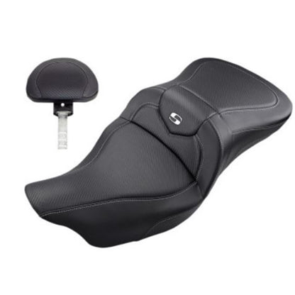 Saddlemen Road Sofa Seat - Carbon Fiber - Backrest 808-07B-185BR_639694
