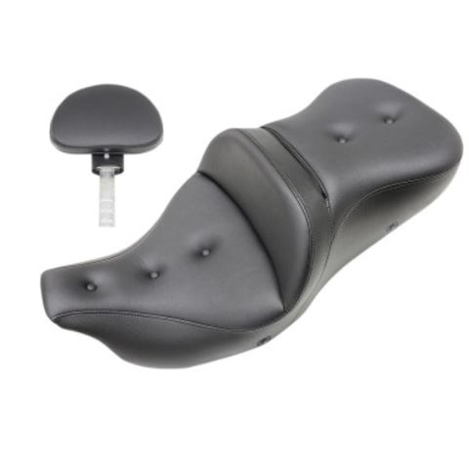 Saddlemen Roadsofa™ Seat - Heated - Pillow Top - Backrest 808-07B-181TBRH_639679