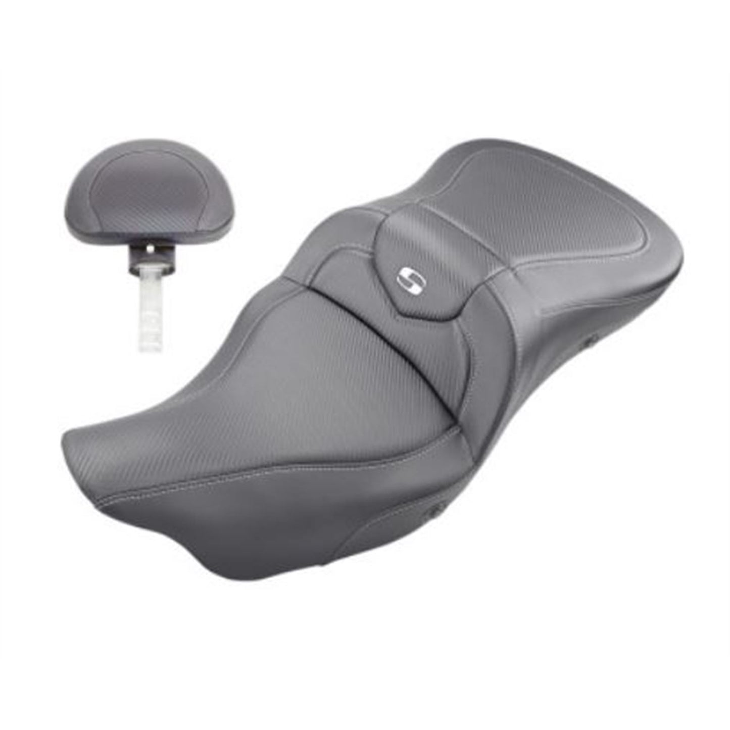 Saddlemen Roadsofa™ Seat - Heated - Carbon Fiber 808-07B-185TBRH_794283