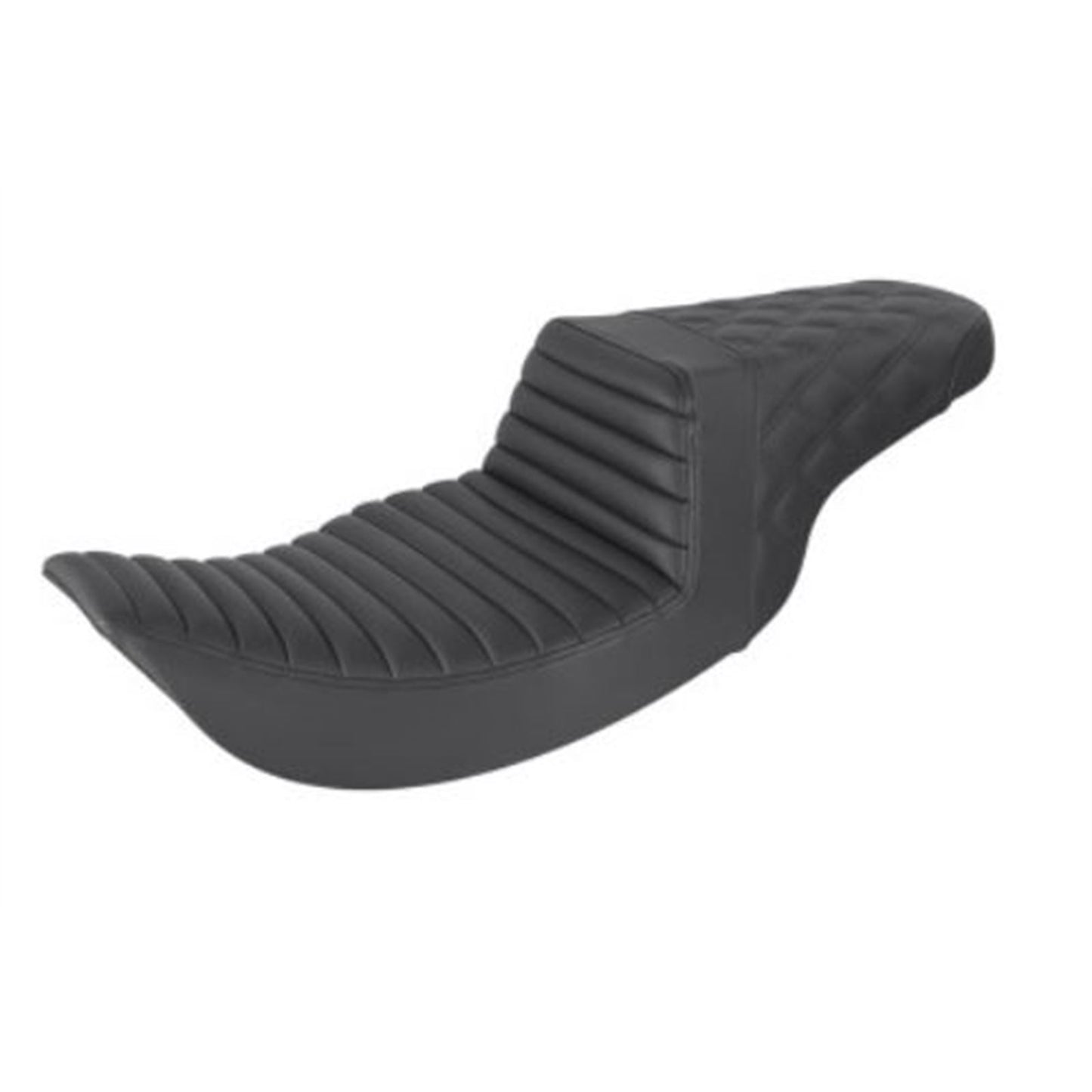 Saddlemen Step Up Seat - Tuck and Roll/Lattice Stitched - Black 897-06-176_639713